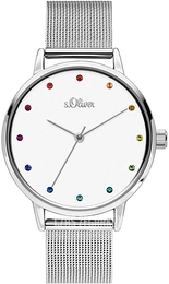 S.Oliver Other Biały/Stal Ø36 mm SO-3780-MQ