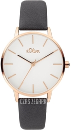 S.Oliver Other Biały/Skóra Ø38 mm SO-3824-LQ