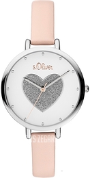 S.Oliver Other Biały/Skóra Ø35 mm SO-3832-LQ