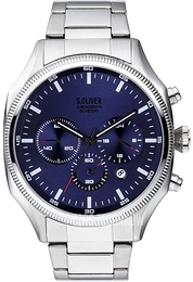 S.Oliver Other Niebieski/Stal Ø44 mm SO-3862-MC