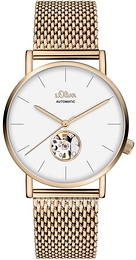 S.Oliver Other Biały/Stal w kolorze różowego złota Ø34 mm SO-3947-MA
