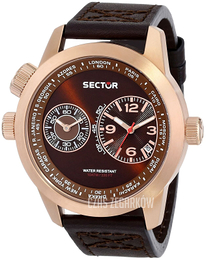 Sector Brązowy/Skóra Ø48 mm R3251102022