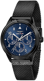 Sector 670 Niebieski/Stal Ø40 mm R3253540010