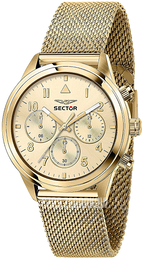 Sector 670 Żółte złoto/Stal w odcieniu złota Ø40 mm R3253540011
