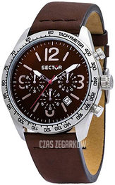 Sector Brązowy/Skóra Ø44 mm R3271786016