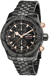 Sector Diving Team Czarny/Stal Ø45 mm R3273635003