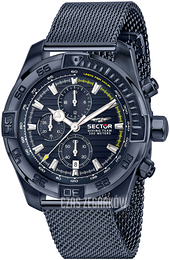 Sector Diving Team Niebieski/Stal Ø45 mm R3273635004