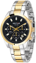 Sector Czarny/Stal w odcieniu złota Ø41 mm R3273786001