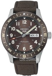 Seiko 5 Brązowy/Tkanina Ø41 mm HDB009K1