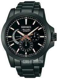 Seiko Czarny/Stal Ø45 mm SAEC017