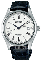 Seiko Presage Biały/Skóra Ø40.5 mm SARX019