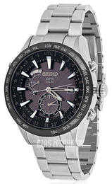 Seiko Czarny/Stal Ø47 mm SAST021G