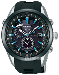 Seiko Czarny/Guma Ø50 mm SBXA009