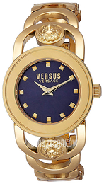 Seiko Dress Ladies Niebieski/Stal w odcieniu złota Ø32 mm SCG110016