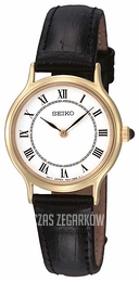 Seiko Dress Ladies Biały/Skóra Ø26 mm SFQ830P1