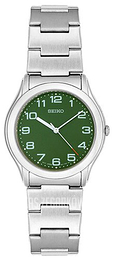 Seiko Dress Zielony/Stal Ø37 mm SFR533