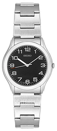 Seiko Dress Czarny/Stal Ø38 mm SFR535
