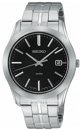 Seiko Dress Czarny/Stal Ø38 mm SGEE43P1