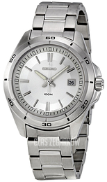 Seiko Biały/Stal Ø42 mm SGEE87P1