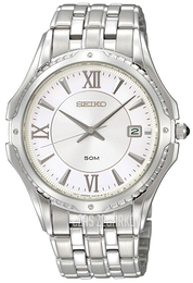 Seiko Biały/Stal Ø39.6 mm SGEE93