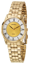 Seiko Dress Żółte złoto/Stal w odcieniu złota Ø34 mm SGEF08