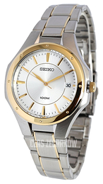 Seiko Dress Srebrny/Stal w odcieniu złota Ø41 mm SGEF62