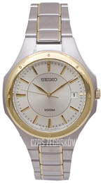 Seiko Srebrny/Stal w odcieniu złota Ø37 mm SGEF62P1