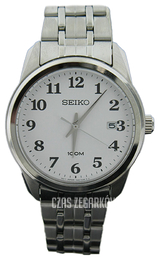 Seiko Dress Biały/Stal Ø42 mm SGEG15