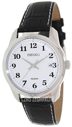 Seiko Biały/Skóra Ø40 mm SGEG17