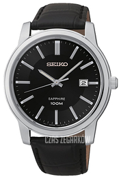 Seiko Dress Czarny/Skóra Ø41 mm SGEH19