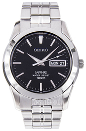 Seiko Dress Czarny/Stal Ø38 mm SGG715P1