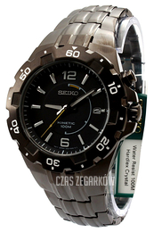 Seiko Czarny/Stal Ø44 mm SKA447P1