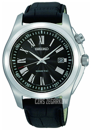 Seiko Kinetic Czarny/Skóra Ø40 mm SKA469P2