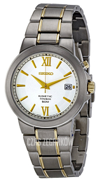 Seiko Dress Biały/Tytan Ø40 mm SKA485