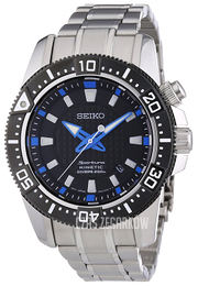 Seiko Sportura Czarny/Stal Ø44 mm SKA561P1