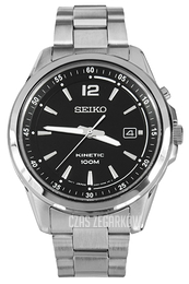 Seiko Czarny/Stal Ø42 mm SKA591P1