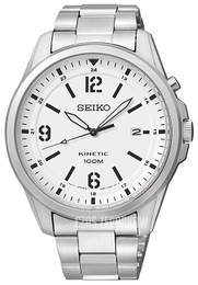 Seiko Biały/Stal Ø40 mm SKA607P1