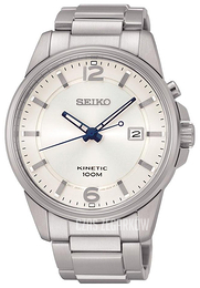 Seiko Kinetic Srebrny/Stal Ø41 mm SKA663P1
