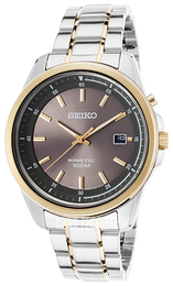Seiko Kinetic Szary/Stal w odcieniu złota Ø42 mm SKA678P1