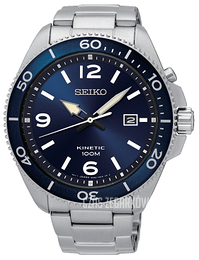 Seiko Kinetic Niebieski/Stal Ø44 mm SKA745P1