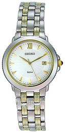 Seiko Le Grand Sport Biały/Stal w odcieniu złota Ø36 mm SKK512
