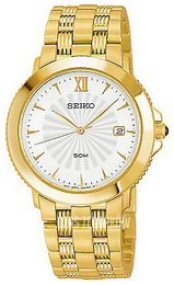 Seiko Le Grand Sport Biały/Stal w odcieniu złota Ø36 mm SKK514