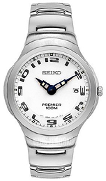 Seiko Premier Biały/Stal Ø37 mm SKP127
