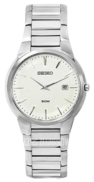 Seiko Biały/Stal Ø36 mm SKP295P1