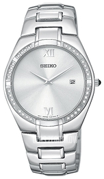 Seiko Dress Srebrny/Stal Ø35 mm SKP337