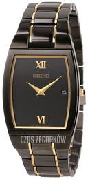 Seiko Dress Czarny/Stal SKP341