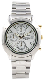 Seiko Biały/Stal Ø41 mm SKS171