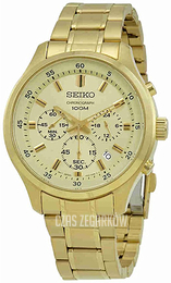 Seiko Chronograph Szampański/Stal w odcieniu złota Ø44 mm SKS592P1