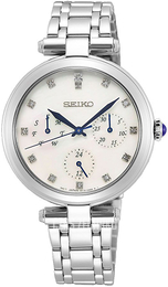 Seiko Classic Biały/Stal Ø32 mm SKY663P1