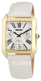 Seiko Biały/Skóra Ø29 mm SKY736P2